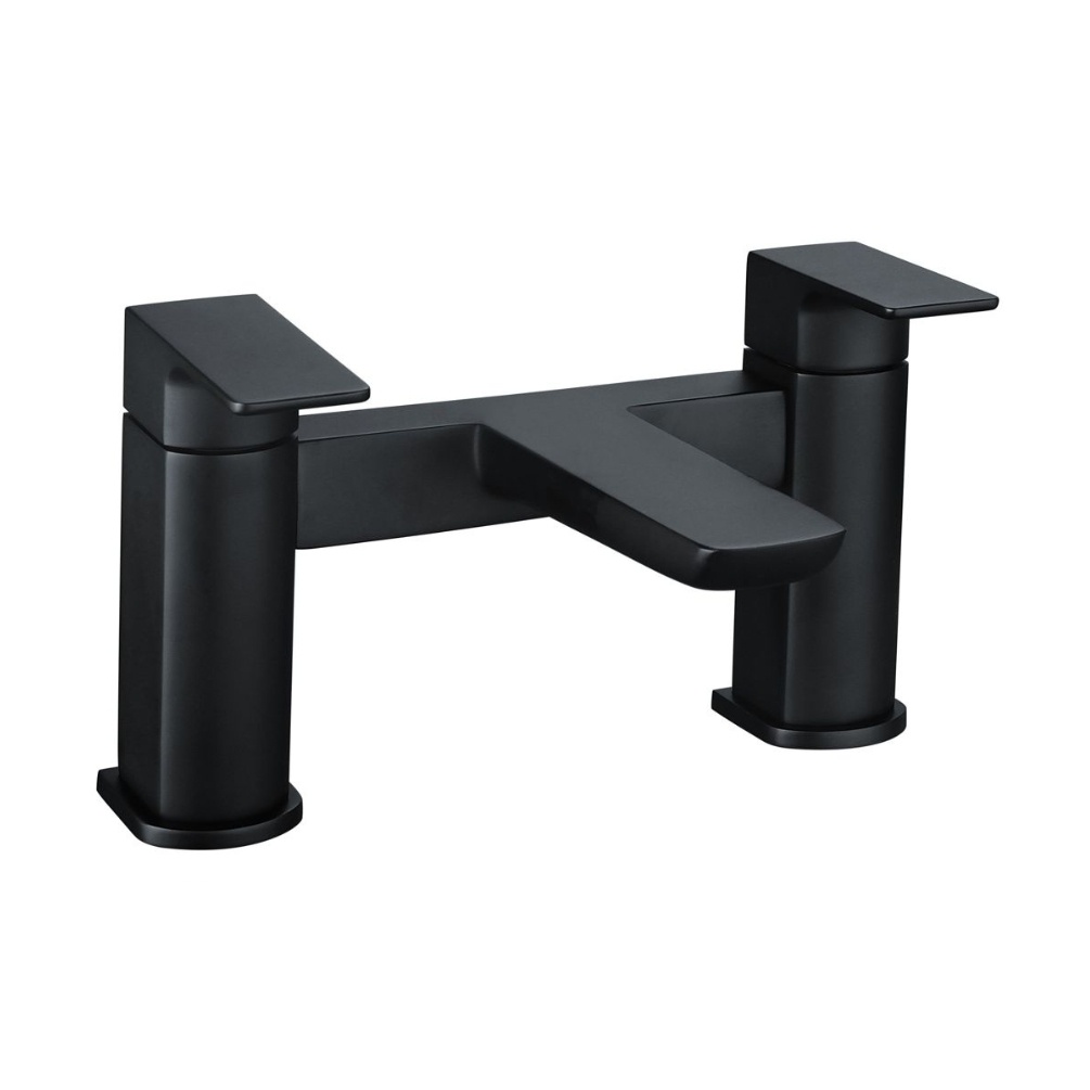 Product cut out image of the Dorian Black Bath Filler Tap ZERO105793